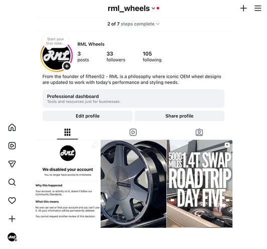 New RML Instagram Page